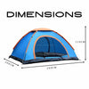 Dome Tent 2 men Single layer (Water Resistant)