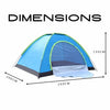 Dome Tent 4 men Single Layer (Water Resistant)