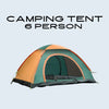 Dome Tent 6 men Single layer (water Resistant)