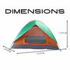 Dome Tent 4 men Double Layer (Waterproof)
