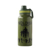 Rugged Soldier Flask Water Bottle