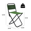 Foldable Camping 2 in 1 Chair and Stool