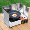 Camping Stove Windshield 14 Plates Aluminum 120*24cm