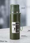 800ml Double-Wall Vacuum Insulated Stainless Steel Flask – "Good Vacuum" Top Sport Edition