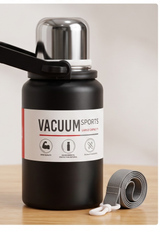 900ml Heavy-Duty Vacuum Flask with Serving Cup & Travel Strap