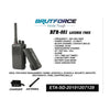BRUTFORCE BFR-001 LICENSE FREE WALKIE TALKIE