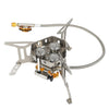 Foldable Gas Spider Stove 3 Burner (Butane+LPG) with Windshield PS164