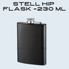 Stainless Steel Hip Flask 8 Oz 230 ml - Matte Black