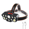 Super Bright COB Headlamp light USB Rechargeable PS64