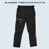 SUMMER CAMPING, TREKKING & HIKING PANTS - BLACK
