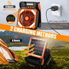 Multi-functional Portable Solar Charging Fan PS182