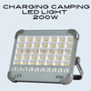 Multi-function Outdoor Solar Charging Camping LED Light 200W PS183