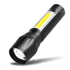 USB Rechargeable LED Torch MINI Portable 3 Mode Flash Light PS236