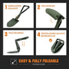 Multi-functional Three Folding Shovel For Outdoor Camping PS219