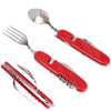 Outdoor Picnic Stainless Steel spoon fork and knife set PS229