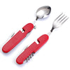 Outdoor Picnic Stainless Steel spoon fork and knife set PS229