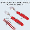 Outdoor Picnic Stainless Steel spoon fork and knife set PS229