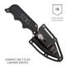 SOG Instinct Camping Tactical Neck Knife with Sheath ps215