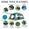 Outdoor Tracking Tent For 9-12 Person Size 420x305x200 Cm PS192