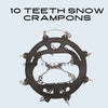 10 Teeth Snow Crampons PS76