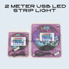 Multicolor 2M RGB USB Strip Light With Remote Ps248