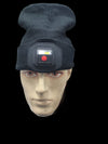 Unisex Hat with Light, USB Rechargeable LED Headlamp Beanie