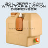 20L Jerry Can Water Container With Tap & Lotion Dispenser