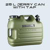 25L Portable Camping Jerry Can Water Tank With Tap PS206