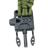 Paracord Survival Green Watch Bracelet Compass Flint Fire Starter With Compass Ps106