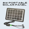 8W Portable Solar Panel With USB Output Port PS152