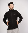 Parbat Full Zip Winter Warm Fleece Jacket +10 to 0 Degree - Black
