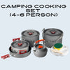 Aluminum Lightweight Folding Camping Cooking Set (4-6 PERSON) PS05