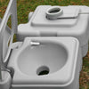 Small Waterless Durable wc Bus Outdoors Plastic Toilet Seat PS205