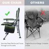 Folding Heavy Duty Support Chairs with Arm Rest Cup Holder and Portable Carrying Ɓag PS117