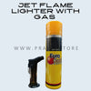 Jet Flame Lighter With Euro Gold Super Gas