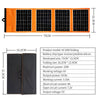 Portable solar panel 3 fold 30W fast charging PS123