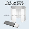 6 Plates Foldable Outdoor Camping Aluminium Alloy Windshield PS138