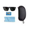 POLARISED SUNGLASSES WITH UV PROTECTION AND CARRY CASE