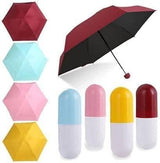 Capsule Folding Bottle Umbrella-UV and Rain Protection,Compact and Fashionable Umbrella