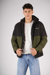 PARBAT - Fleece Jacket 5 to 10 Degree BLACK & OLIVE GREEN