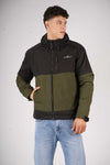 PARBAT - Fleece Jacket 5 to 10 Degree BLACK & OLIVE GREEN