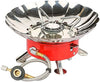 Windproof stove with iso propane connection tube PS346