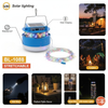SOLAR CAMPING LIGHT WITH LADI LIGHT 100W PS462