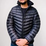Puffer Jacket Unisex - Full Sleeve (UPTO - 0 Degree) - BLACK