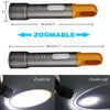 Multi Purpose USB Rechargeable metal LED Torch (All in One)