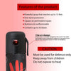Black Pepper Spray For Self Defence