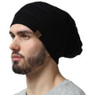 Mens Winter Woolen Beanie Cap with Fur Inside