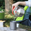 Premium 1.5L Hard Anodized Aluminum Camping Kettle