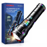 COBA Aluminum Alloy Strong Light Flashlight (CB-W518)
