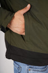 PARBAT - Fleece Jacket | -5 to -10 Degree | BLACK & OLIVE GREEN
